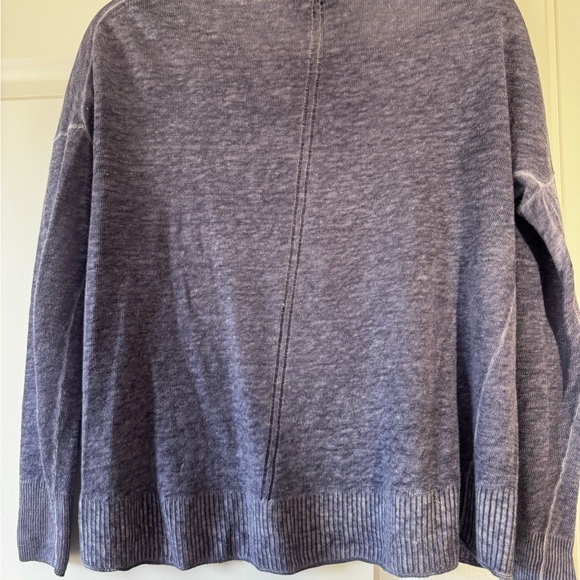 J. Crew Women's Heathered Blue Sweater - Picture 3 of 4